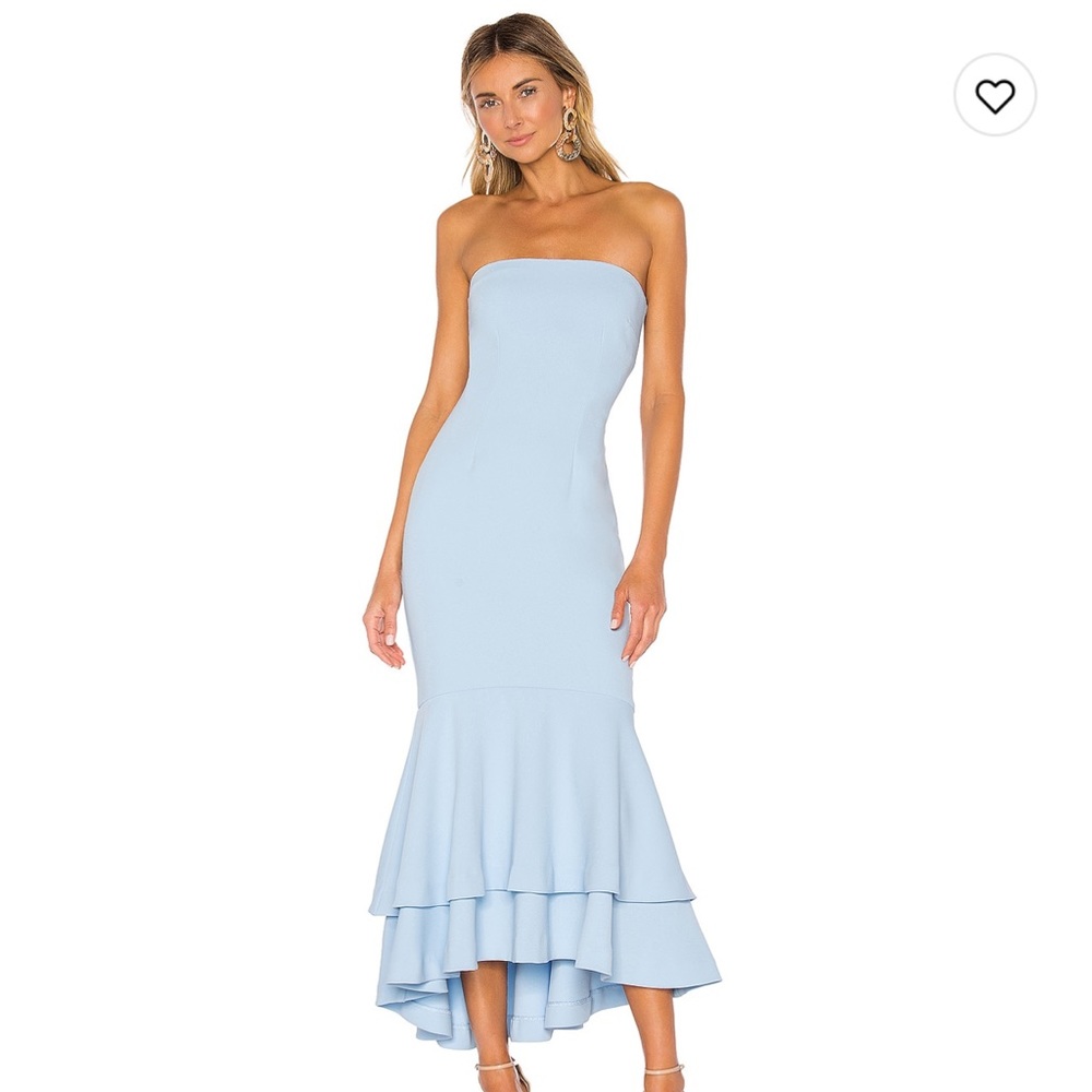 COPY - Dillion Midi in Baby Blue - Lovers & Friends
